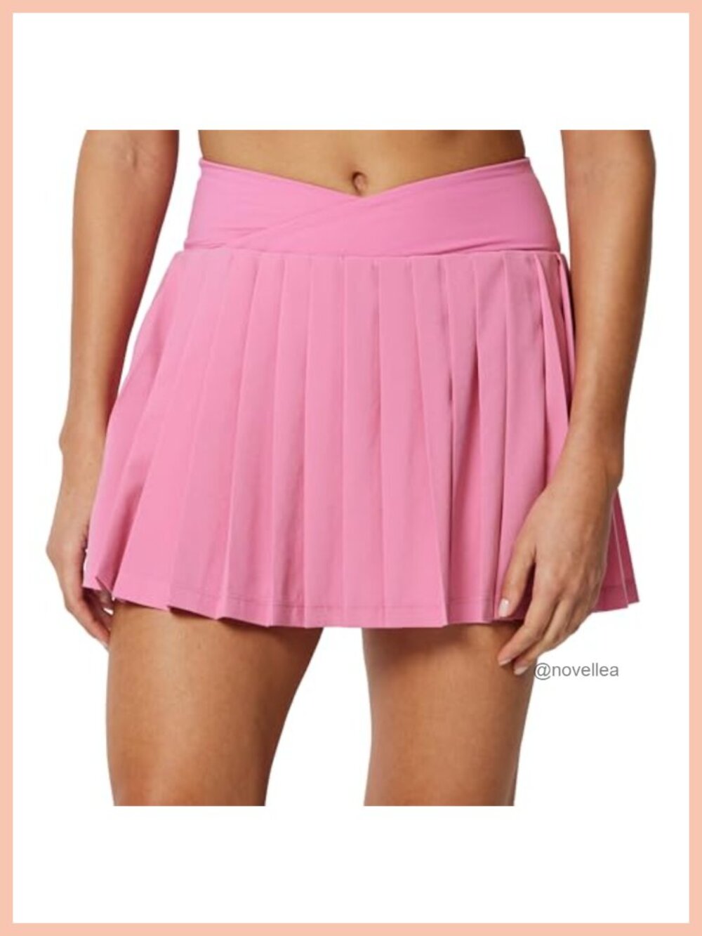 Women's Performance Pleated Tennis Skort Built-in Shorts & Pockets